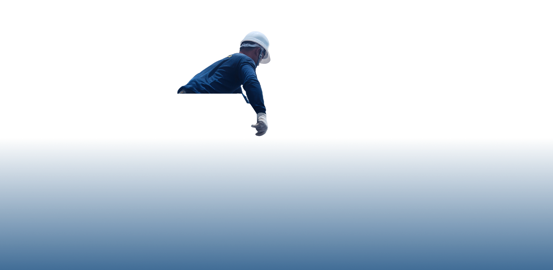 A solar technician in safety gear installs a photovoltaic panel on a rooftop under a clear sky